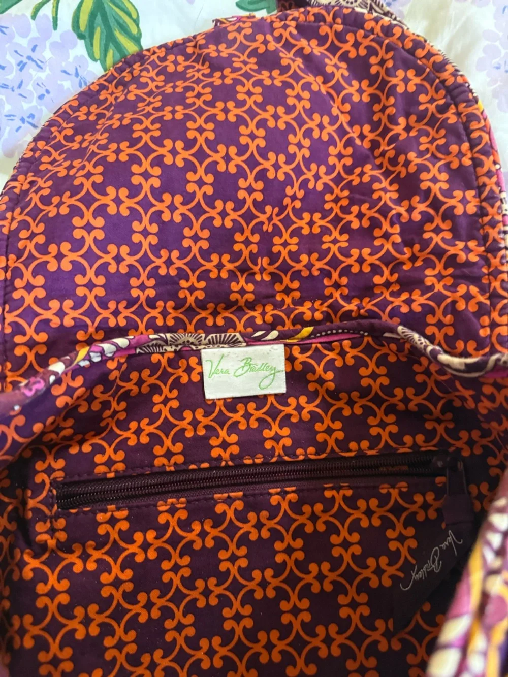 Vera Bradley Quilted Crossbody Bag in “Safari Sunset”